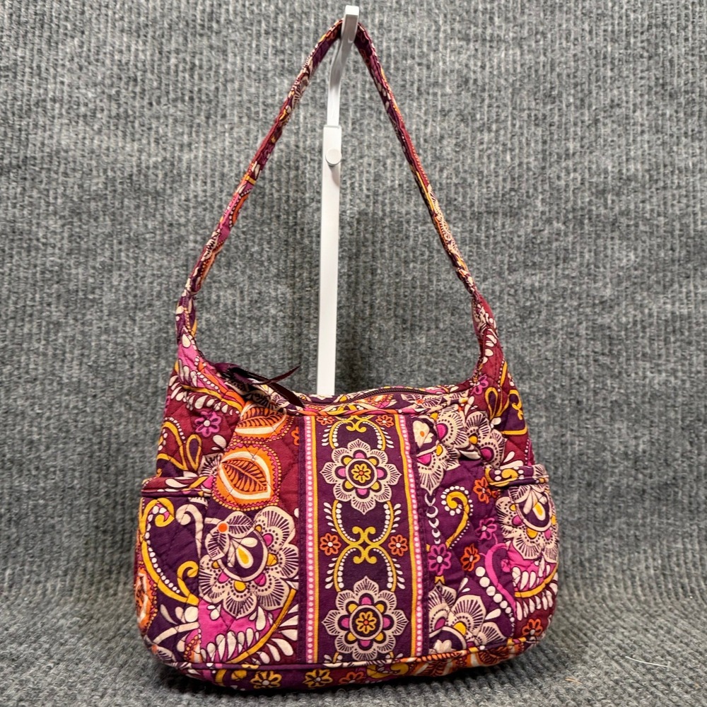 Vera Bradley Retired Safari Sunset Small Shoulder Bag Pink Purple Y2K Hobo